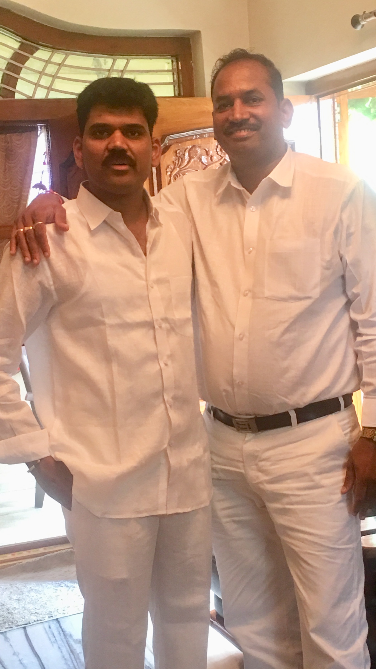 Vijayakrishna with his brother Jayakrishna