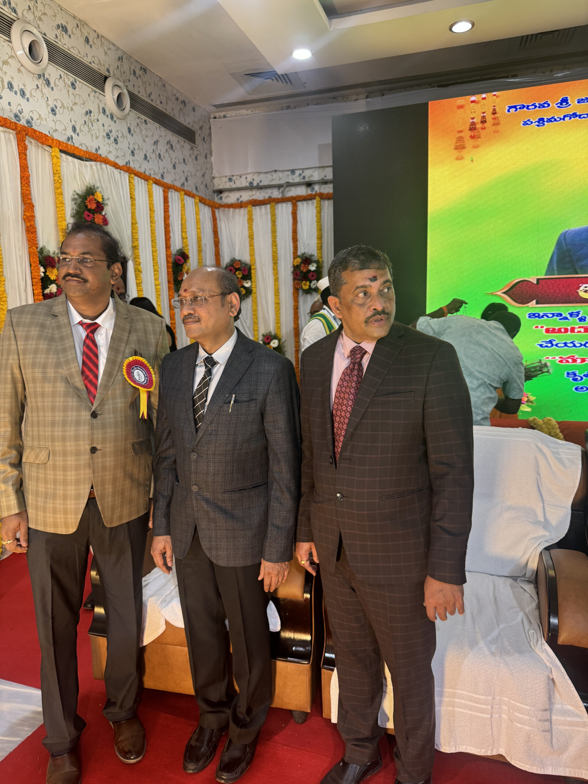 Sirigineedi with justice Jayasurya garu Justice Subbareddy garu